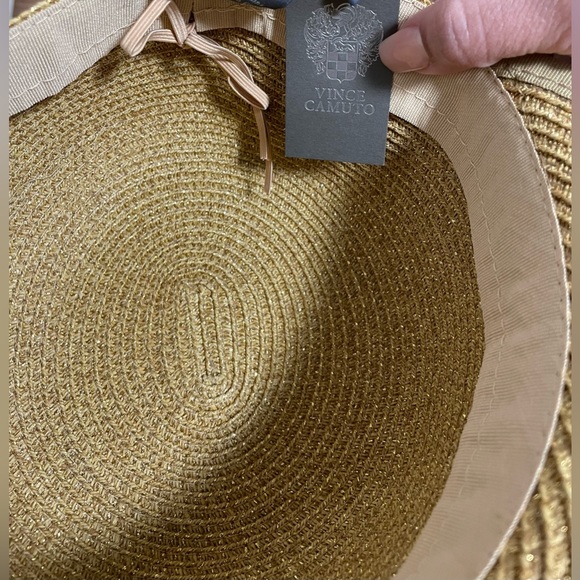 NWT Vince Camuto  Gold Rush Framer Hat - Picture 4 of 4